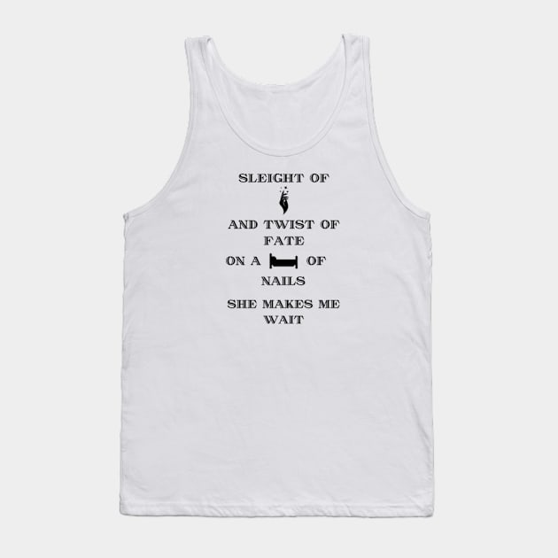 With or Without you Merch (2) Tank Top by Seligs Music